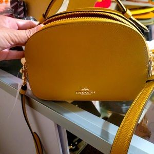 CROSSBODY coach mustard color